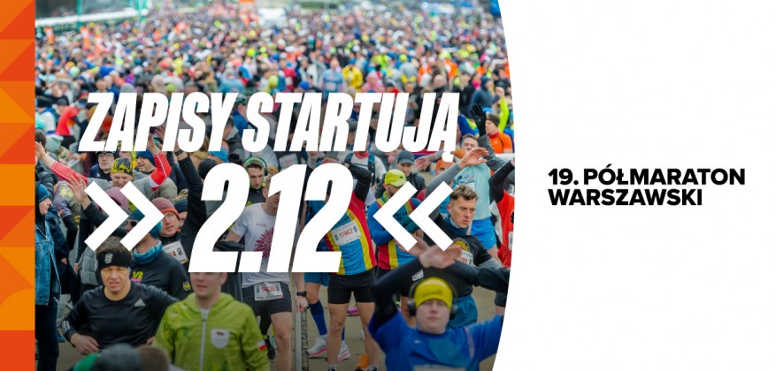 Zapisy na 19. Półmaraton Warszawski startują…