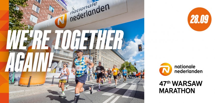Nationale-Nederlanden becomes the sponsor of the 47th Warsaw Marathon!