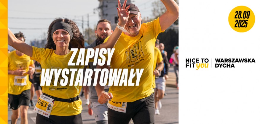 Zapisy na Nice To Fit You Warszawską Dychę wystartowały!