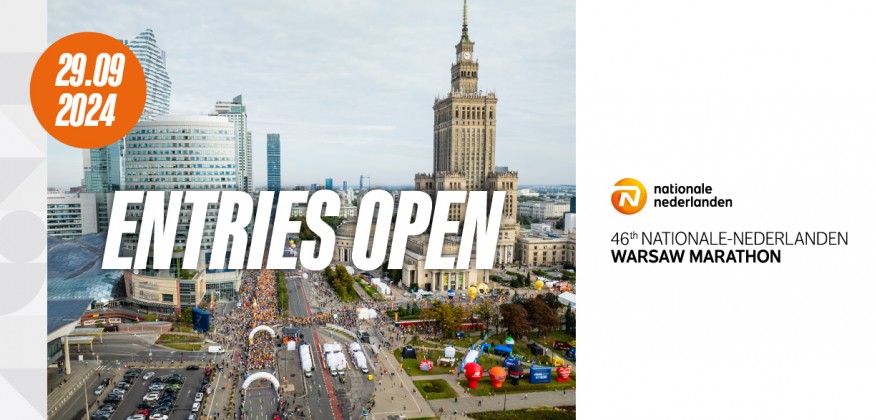 Entries open – 46th Warsaw Marathon